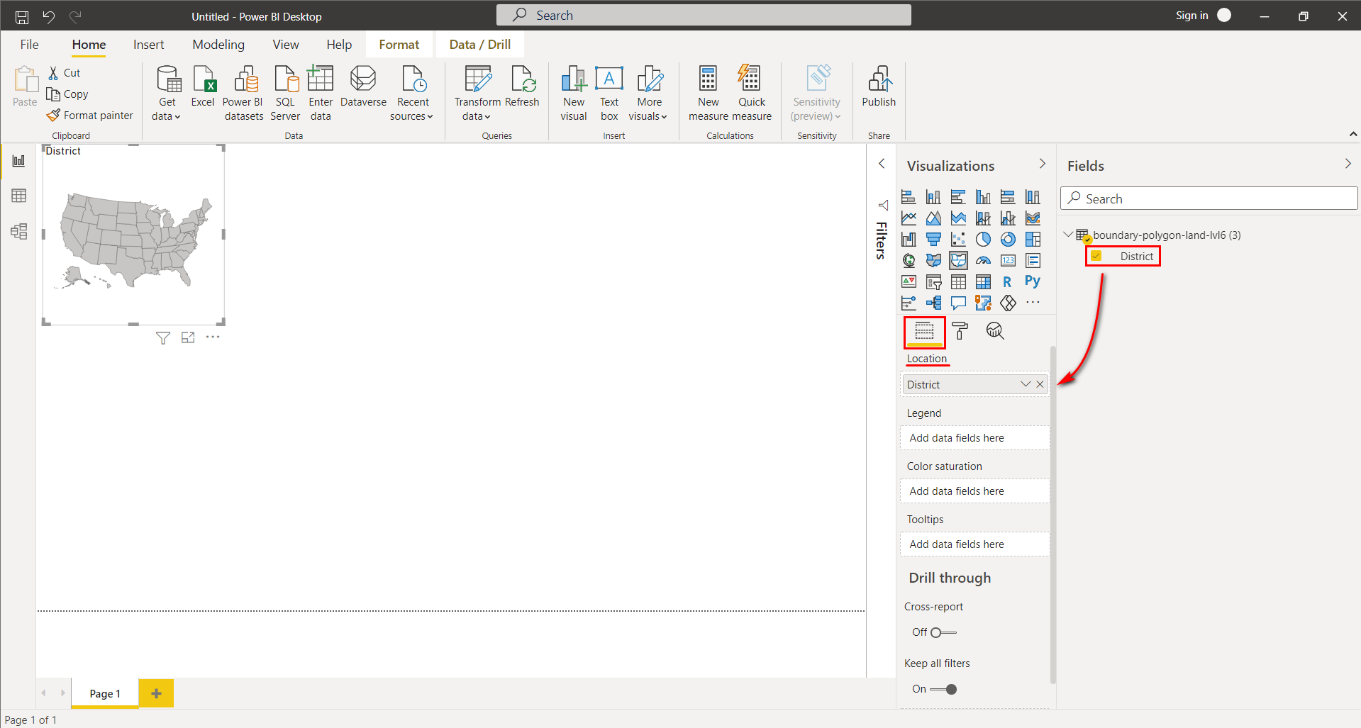 How To Load Vector Layer Into Microsoft Power BI   Power Bi Map10 