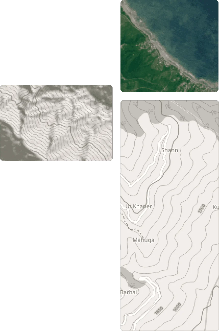 elevation map